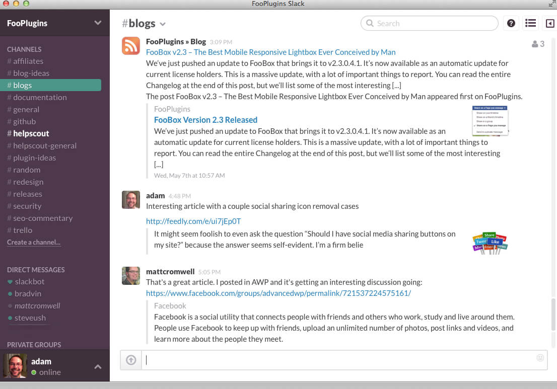 slack online