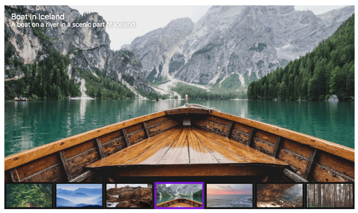 FooGallery Pro Slider Pro template