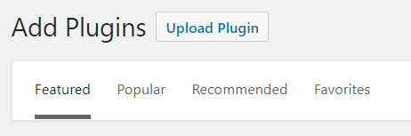 upload plugin