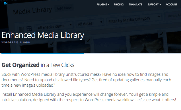 Enhanced Media Library