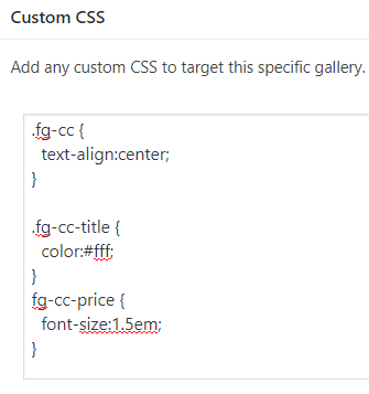 Custom CSS for advanced custom captions template