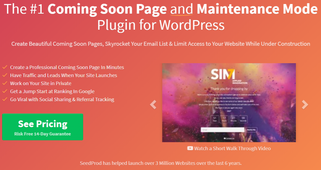 Coming Soon and Maintenance Mode
