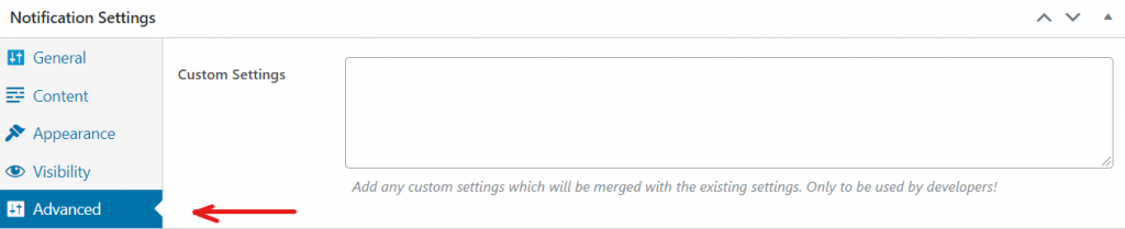 Advanced custom settings in FooBar update