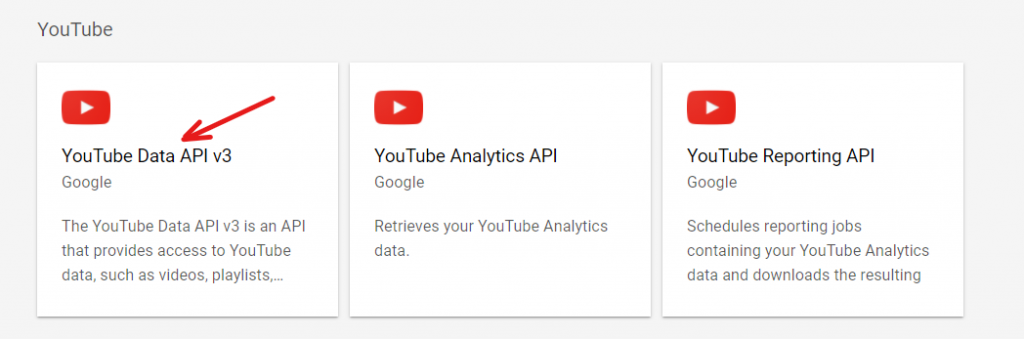 youtube api