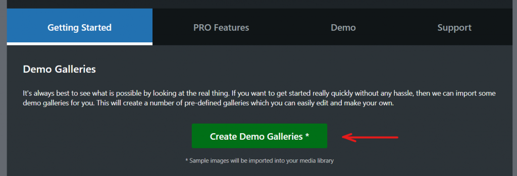 demo content for FooGallery
