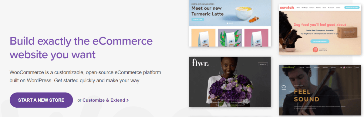 Use WooCommerce to add commerce functionality to your site