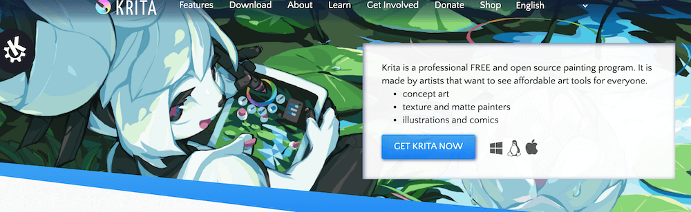 Krita is a tool for illustrators, artists and graphic designers