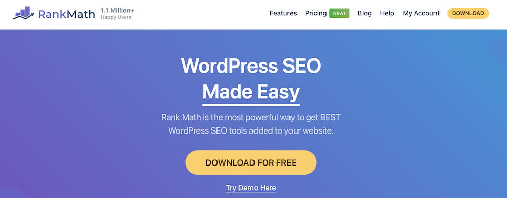 Rankmath for easy wordpress seo