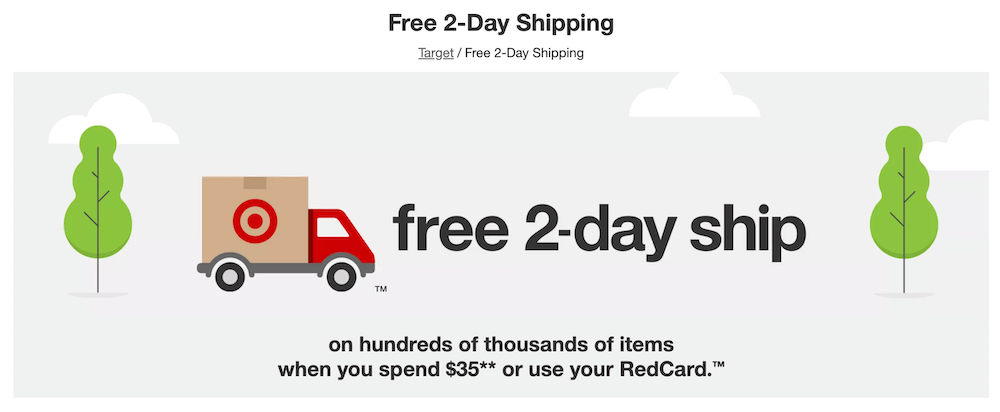 Free 2 hotsell day shipping