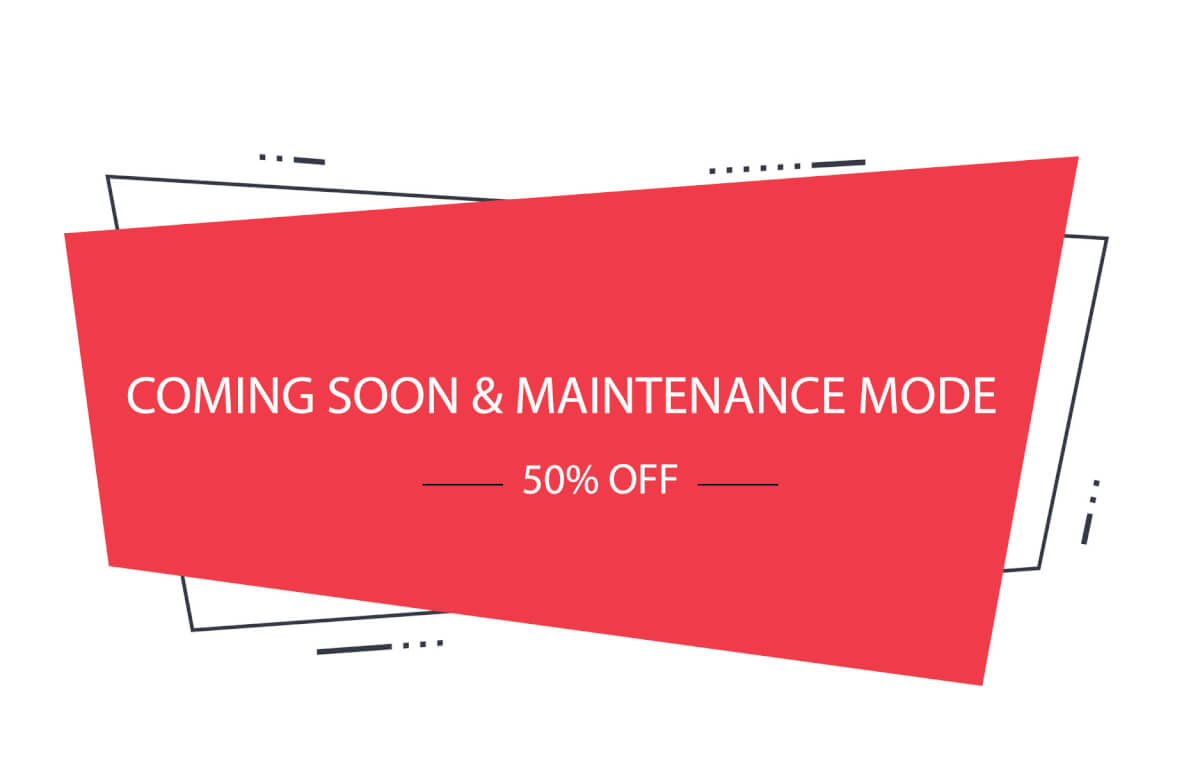 Coming Soon & Maintenance Mode
