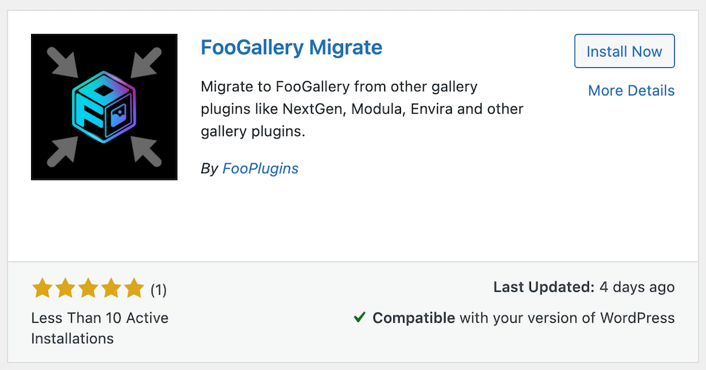 FooGallery Migrate