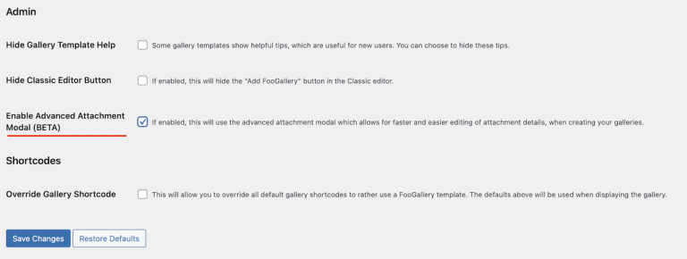 Using The Advanced Attachment Modal - FooPlugins