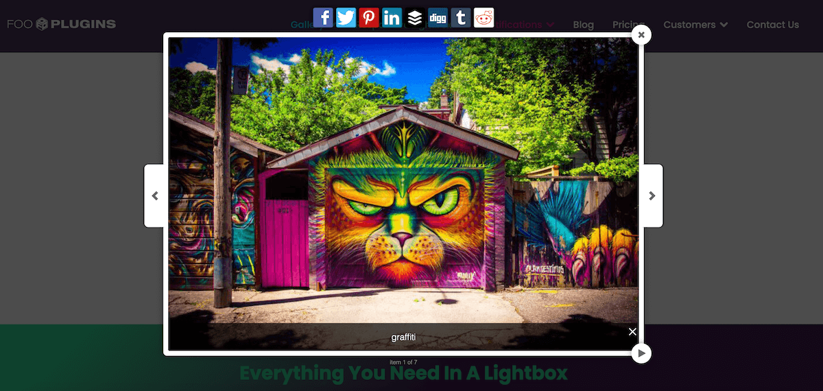 How To Create A Lightbox Effect On WordPress Image Galleries - FooPlugins