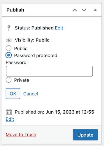 Password protection for FooGallery