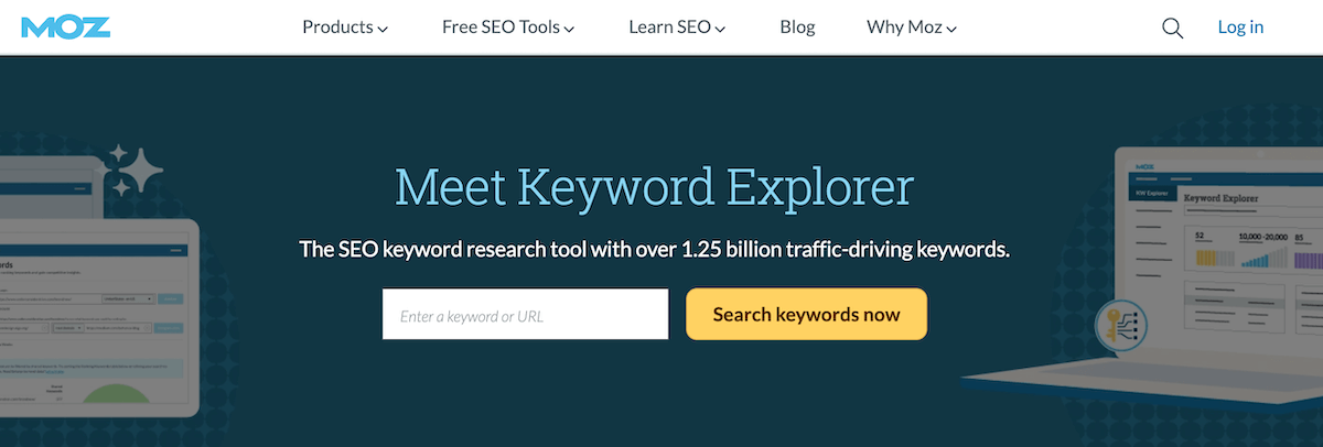 Moz Keyword Explorer