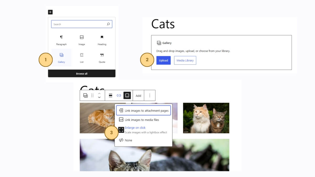 How to add expand on click to WordPress