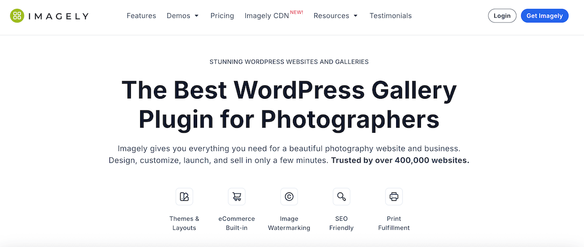 WordPress portfolio plugin – Imagely