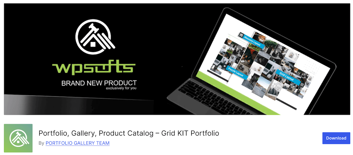 WordPress portfolio plugin – GridKit Portfolio Gallery