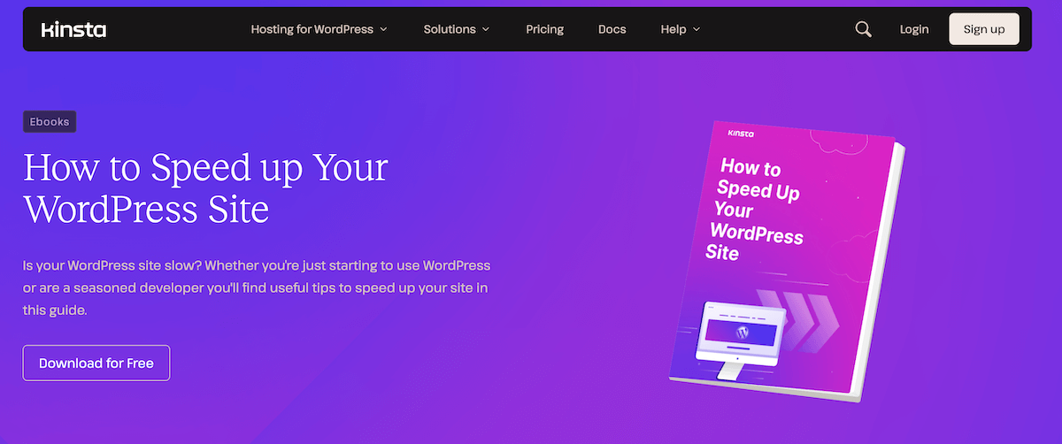 Kinsta eBook Download