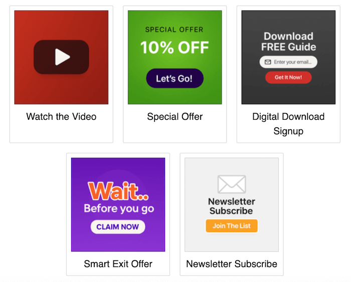 Choose pre designed FooConvert template