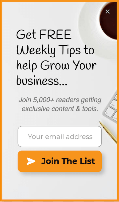 Subscribe to newsletter template