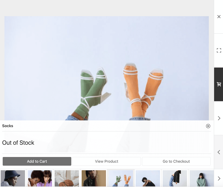 Out of Stock message displaying in Pro Commerce lightbox