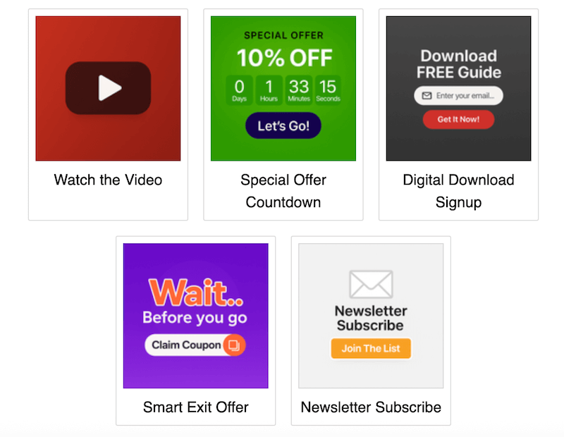 Predesigned templates for FooConvert PRO