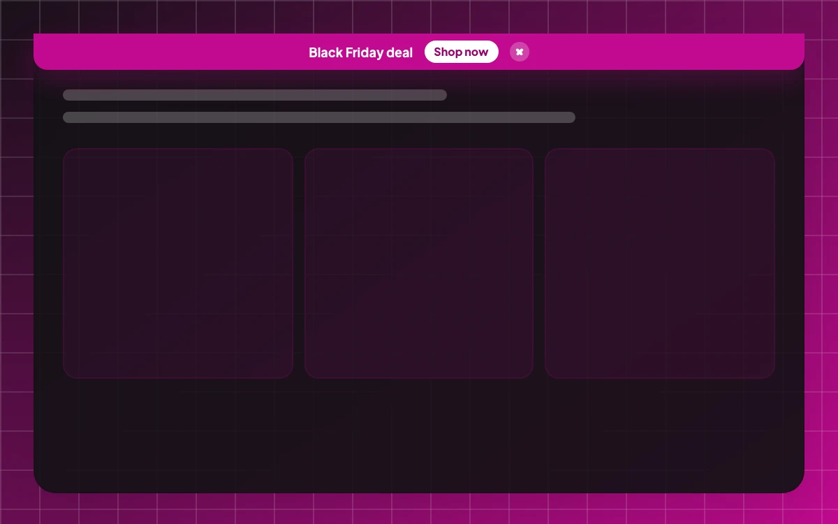 FooBar Black Friday CTA demo thumbnail