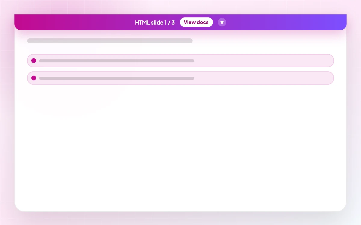 FooBar HTML Bar demo thumbnail