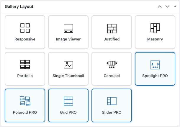 FooGallery PRO Starter with pro templates