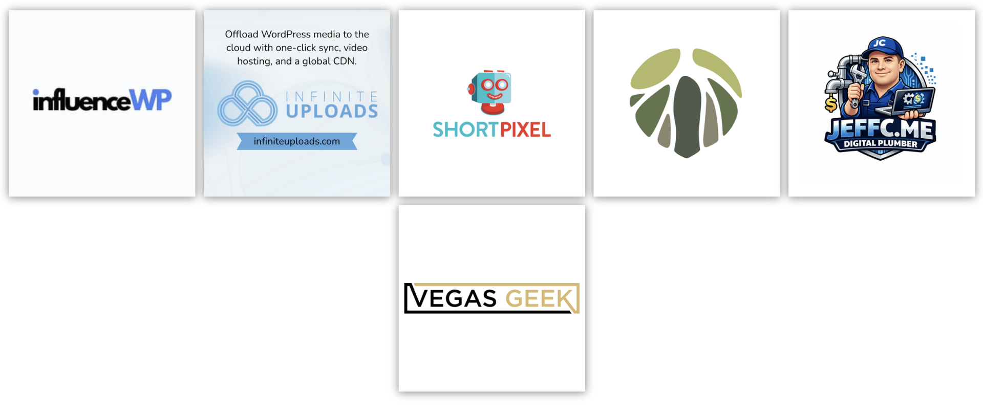 A Clean logo wall using a responsive gallery