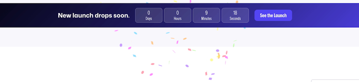 FooConvert Pro Confetti Block for celebration effect on popups