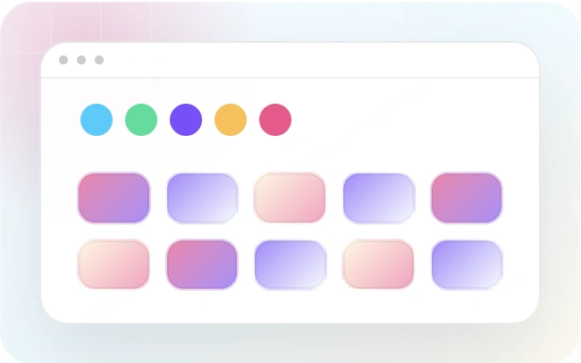 FooGallery Color Sorting demo mockup