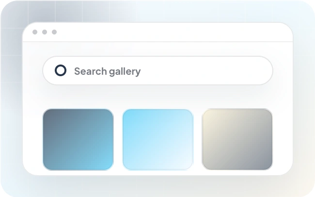 FooGallery Gallery Search demo mockup