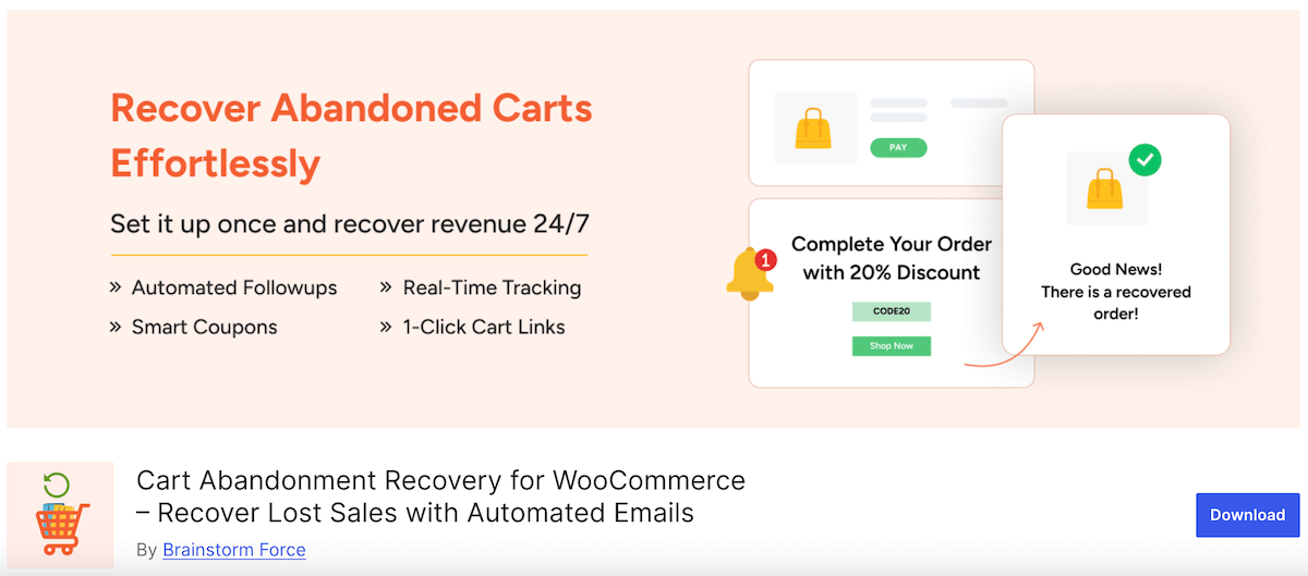 Cart Abandonment Recovery Addon