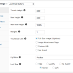 General Settings General settings for loaded effects and paging