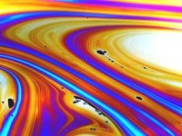 Paint swirl soap bubble