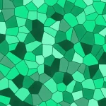 Teal mosaic texture with faceted shapes Teal abstract mosaic texture with faceted shapes.
